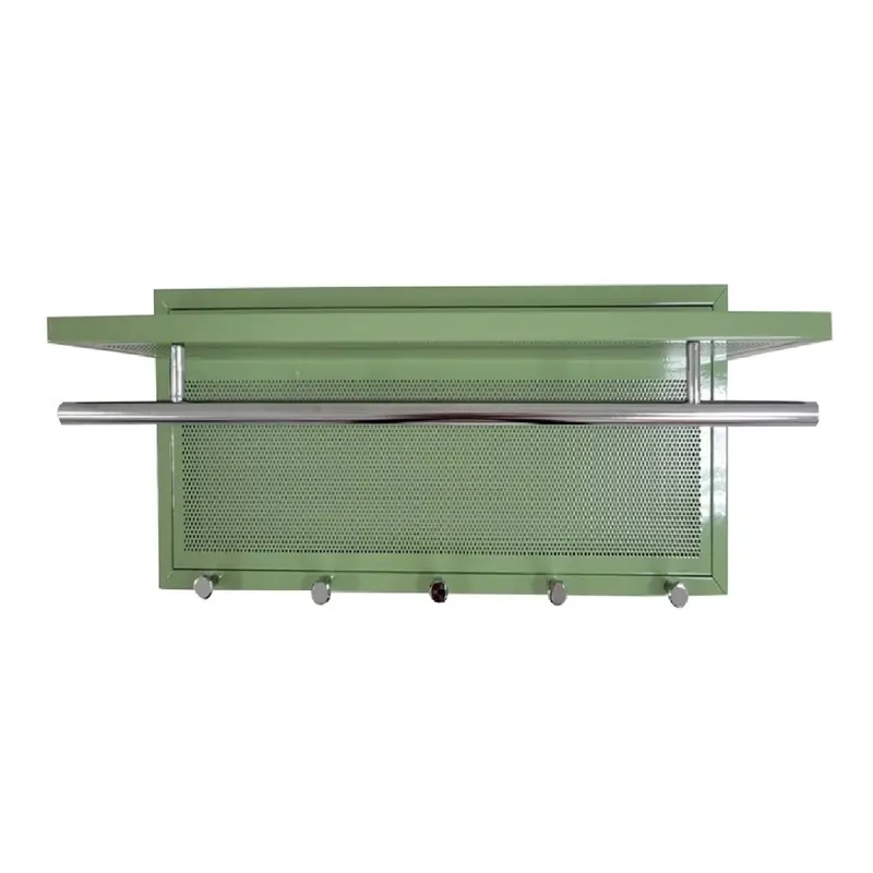 Wall-Mounted Hook Rack With Integrated Shelf – Esyspot Design 1