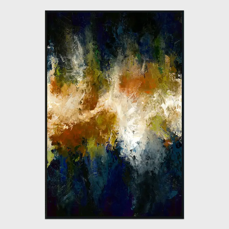 Warren Statement Wall Art – 48" X 72", Deep Blue 1