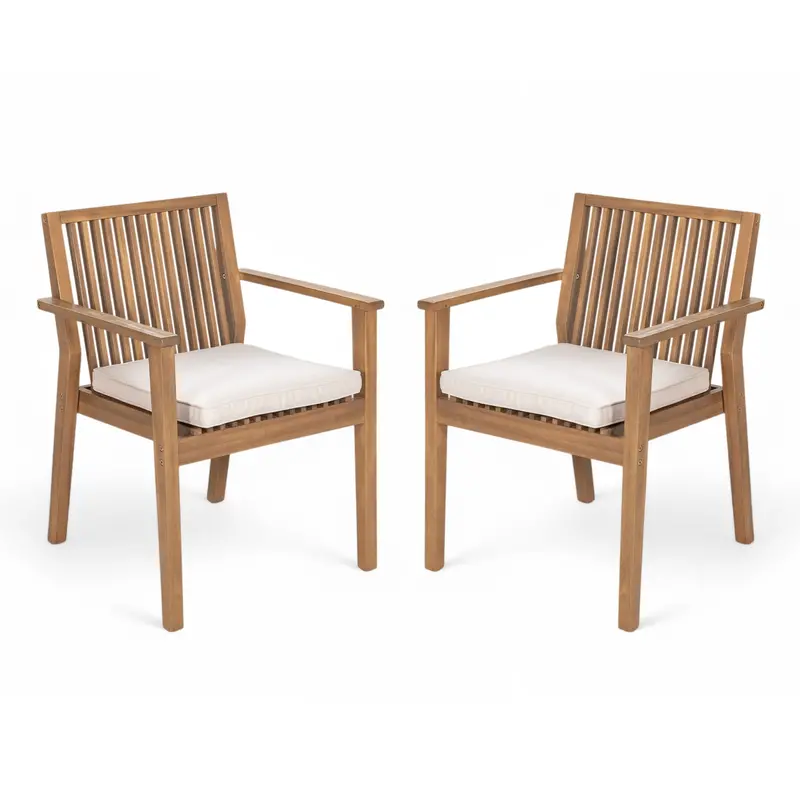 Waterproof Patio Dining Chairs – Comfort-Focused Set Of 2 1