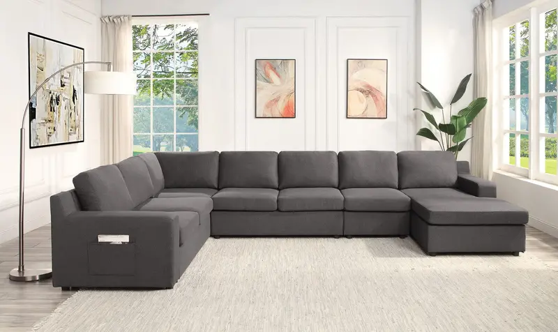 Waylon Contemporary Sectional Sofa – Clean Lines & Tailored Profile 3