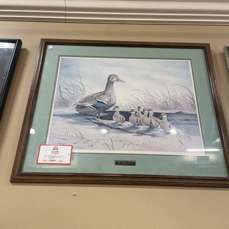 Whimsical Duck-Themed Wall Art: 'Peanut Gallery' Canvas Print – Kh Collection 1
