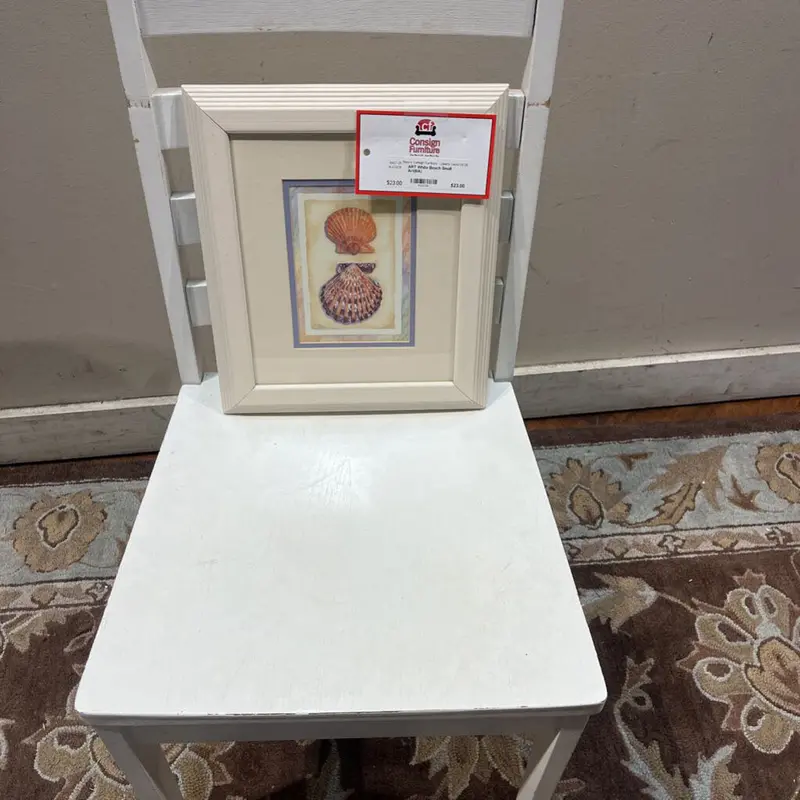 White Beach-Themed Miniature Wall Art (Ba) 1
