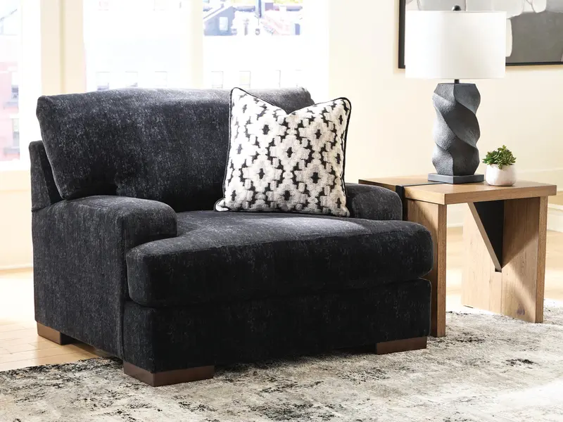 Whitmore Manor Chair-And-A-Half – Upholstered Armchair With Rolled Back 1