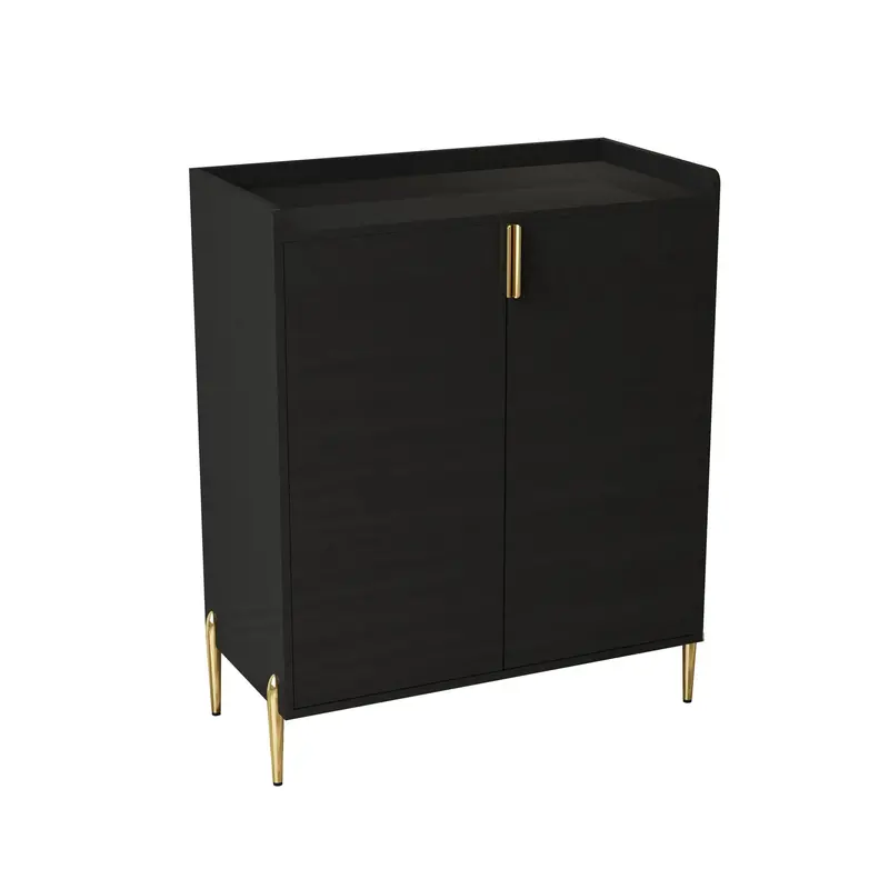 Wine Bar Sideboard With Soft-Closing Doors, Adjustable Shelf, And Protective Feet 1