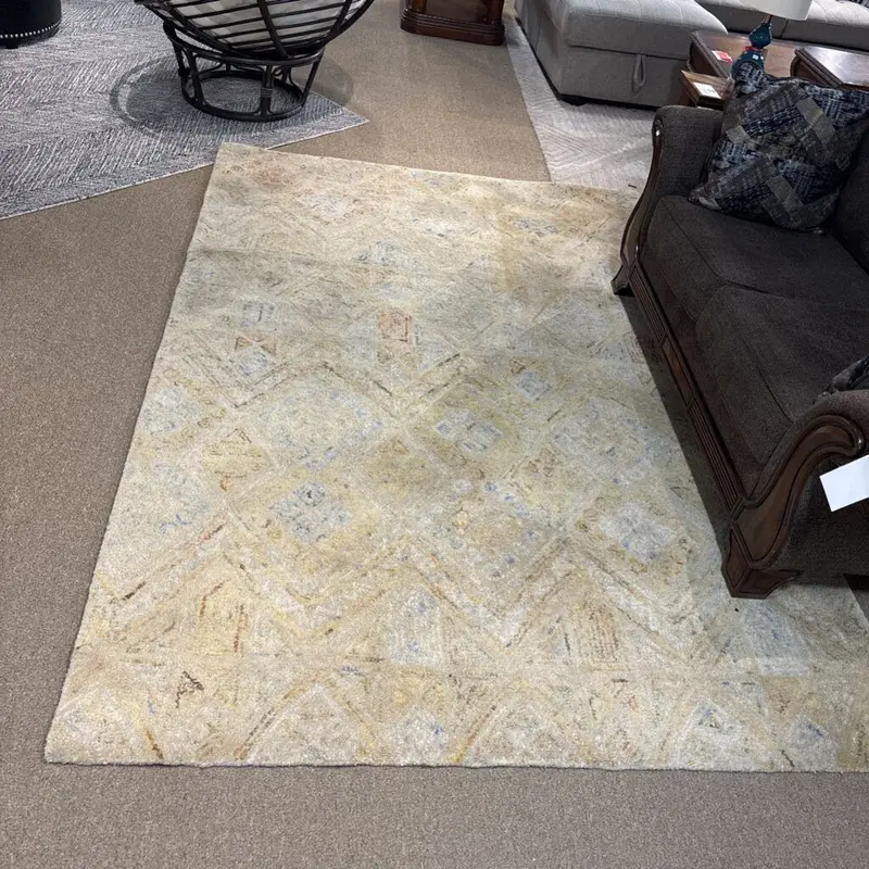 Wool Blend Multi-Color Area Rug – Bck Collection 1