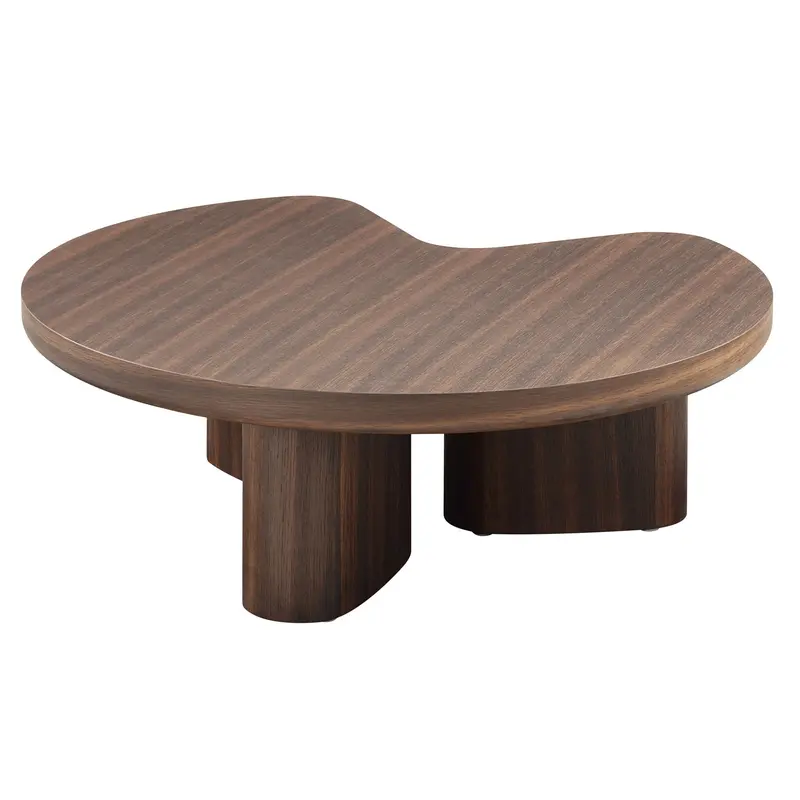 Yoab Rectangular Coffee Table In Brown Oak Finish 1