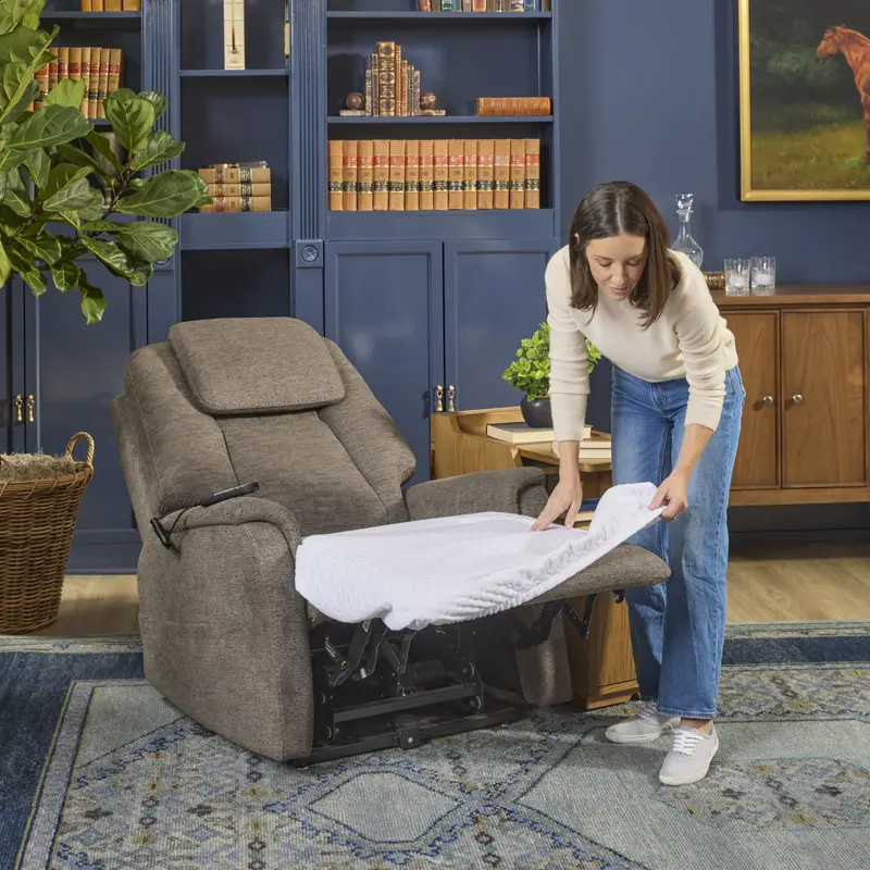 Zecliner Sleep Kit: Performance® Chair Protector With Dri-Tec® Moisture-Wicking Technology 1